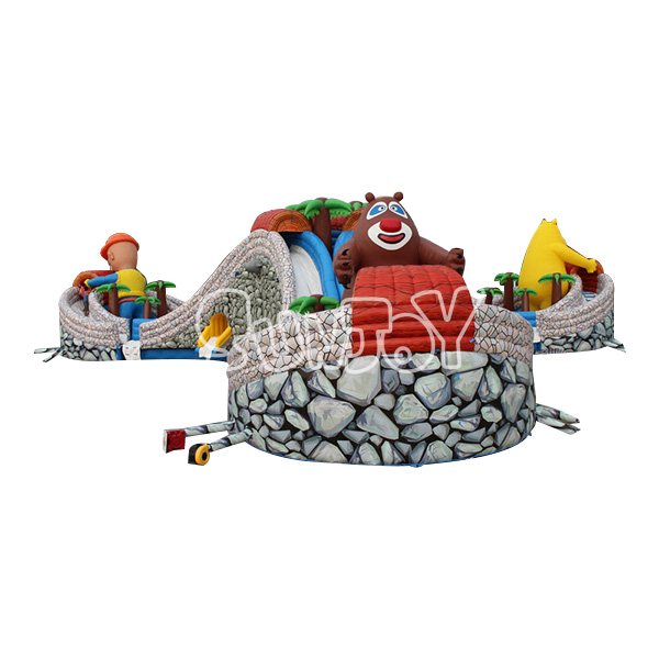 SJ-WP16004 Boonie Bears Theme Inflatable Water Park For Sale