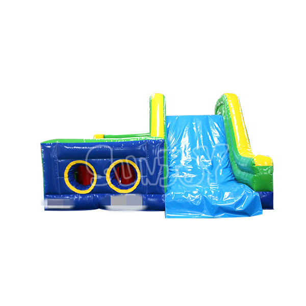 SJ-OB17002 Large Slide Inflatable Obstacle Course For Sale