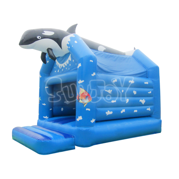 SJ-BO2012035 Whale Inflatable Bounce House For Sale Cheap