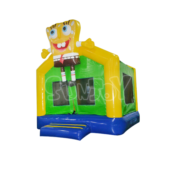 SJ-BO2012080 Spongebob Inflatable Bounce House For Sale