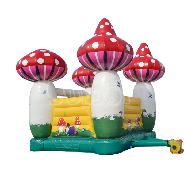 SJ-BO2012082 Inflatable Mushroom Bounce House Jumping Castle