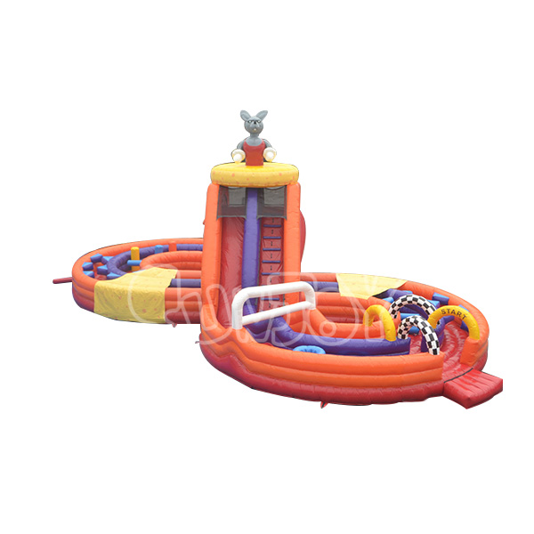 Curve Eight Inflatable Obstacle Race