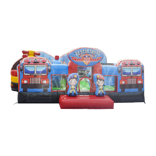 Inflatable Rescue Squad Playground For Kids SJ-AP14008