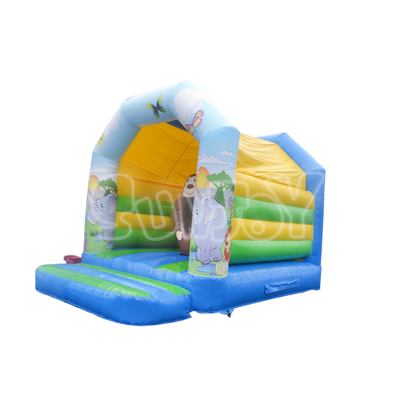 SJ-BO14003 Cool Bounce House With jungle Theme For Kids