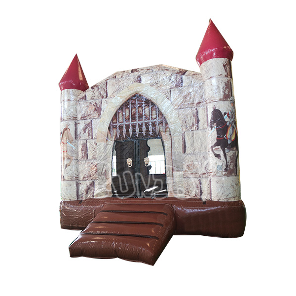 SJ-BO140087 14FT Inflatable Knight's Bouncy Castle For Sale
