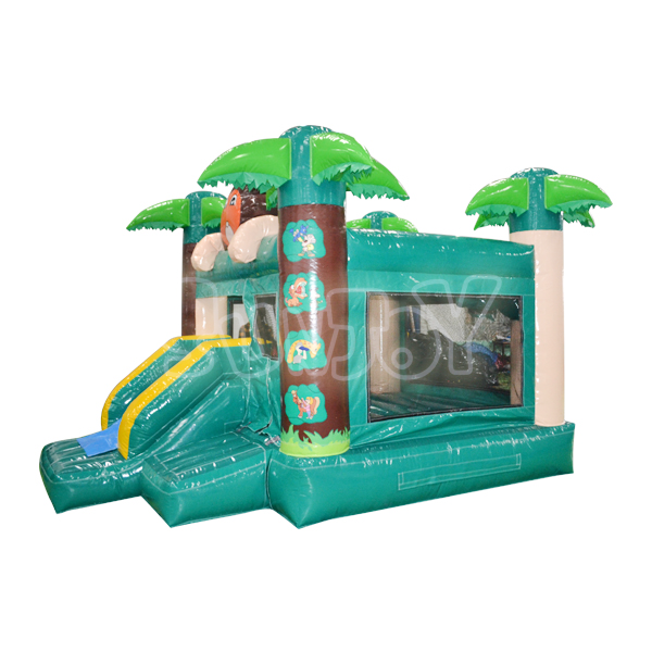 SJ-CO2012001 Lion Jungle Inflatable Bounce House Combo