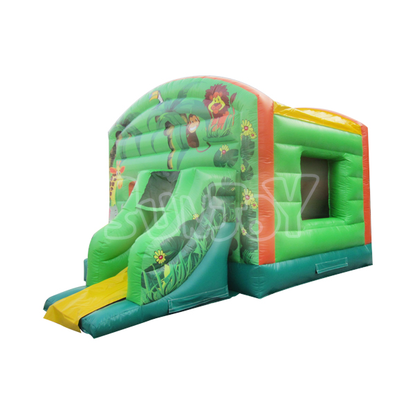 SJ-CO2012004 Inflatable Jungle Bounce House Combo For Kids
