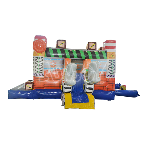 Little Builders Jump House Slide