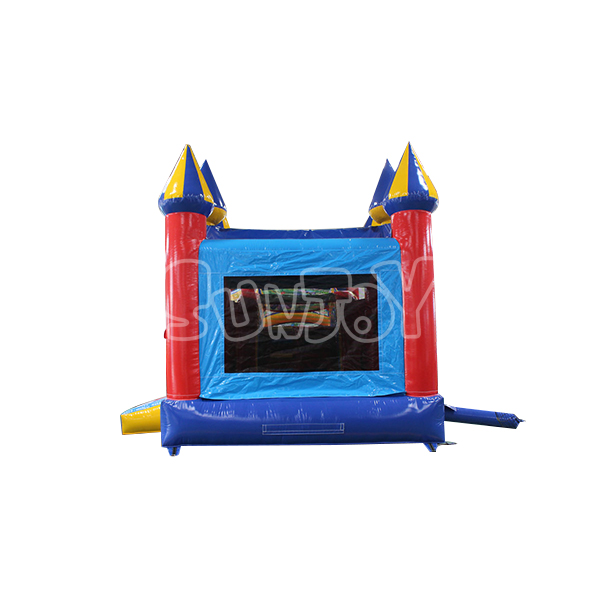 Rainbow Castle Inflatable Combo