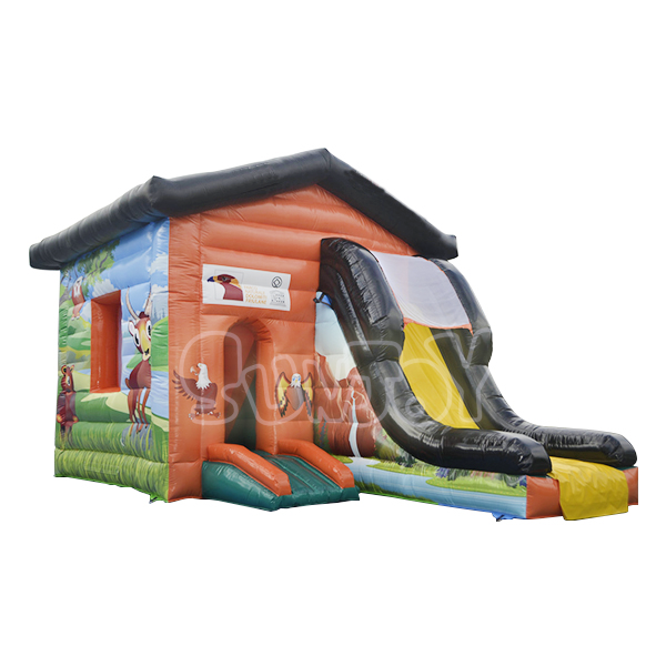 SJ-CO13008 Owl Mountain Inflatable Bounce House Slide Combo