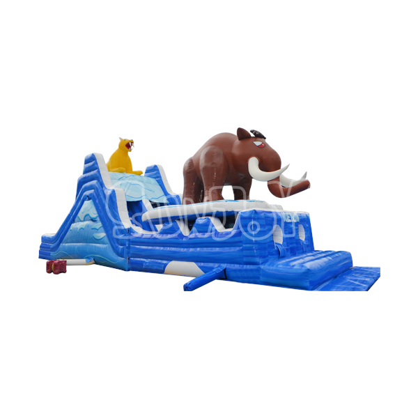 SJ-OB12002 Inflatable Ice Age Obstacle Course For Sale