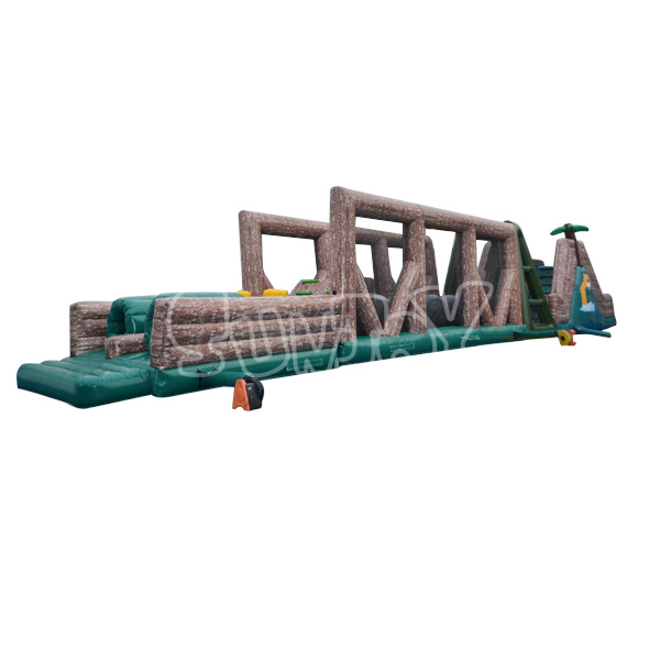 SJ-OB12006 Camouflage Inflatable Obstacle Course For Adults