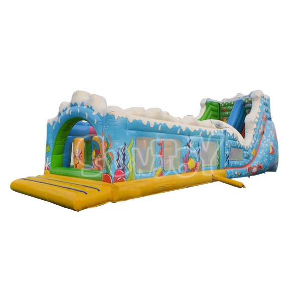 16M Ocean Obstacle Course Slide