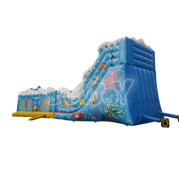 Ocean Obstacle Course Slide