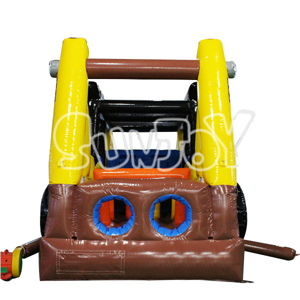 SJ-OB16012 Inflatable Farm Truck Backyard Obstacle Course