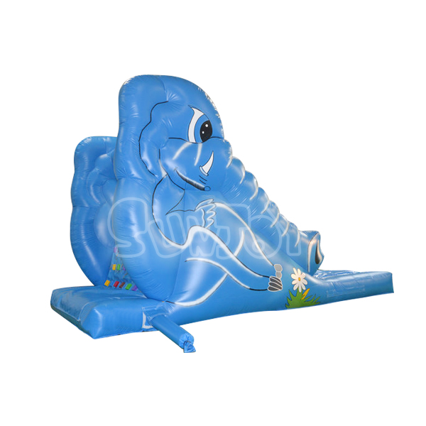 14' Elephant Dry Slide For Kids