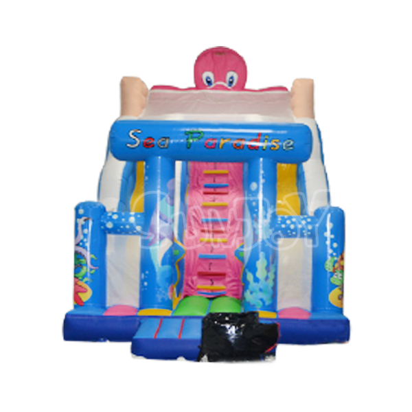 SJ-SL12057 23' Sea Paradise Inflatable Slide For Kids