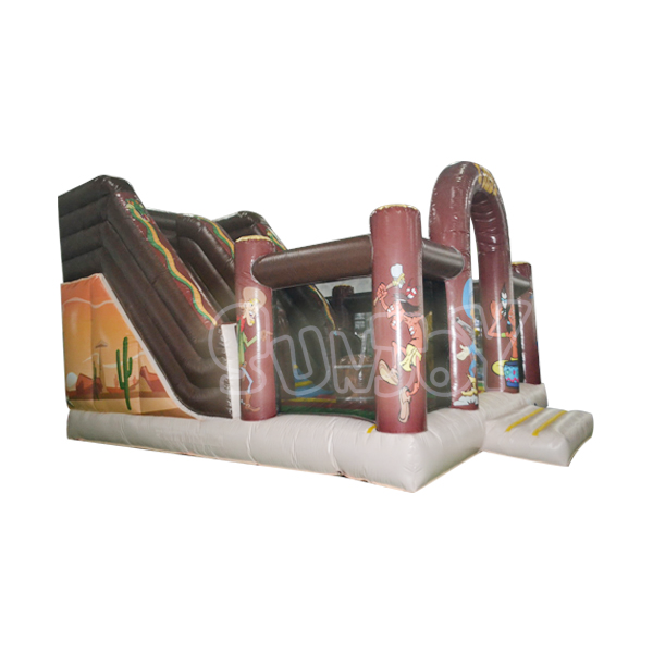 Western Themed Inflatable Slide