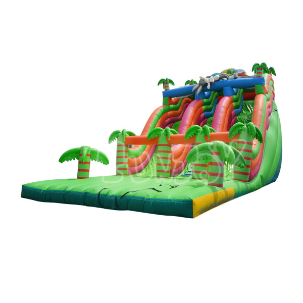 Palm Tree Inflatable Slide