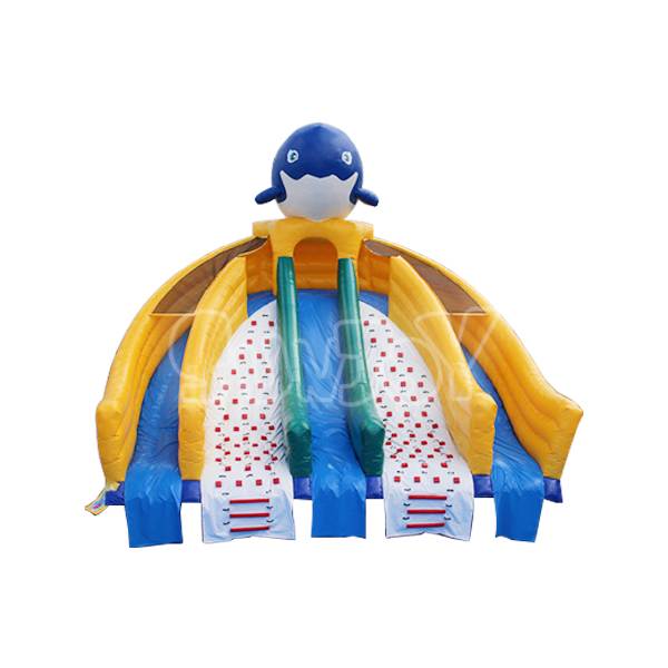 Triple Lane Inflatable Slide Pool