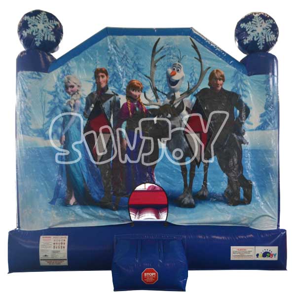 SJ-BO15015 Inflatable Frozen Bouncer Jump House For Sale