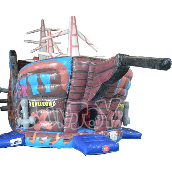 Inflatable Pirate Ship Slide with Double Lane SJ-SL15028