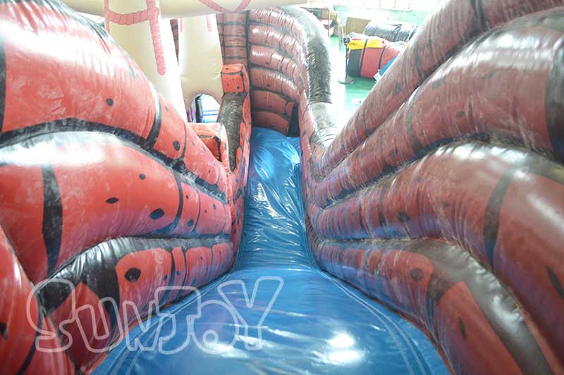 inflatable pirate ship right slide lane