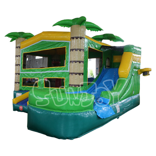Palm Tree 5 In 1 Bouncy House Combo