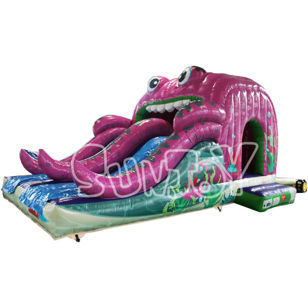 SJ-CO16041 The Octopus Inflatable Bouncy House Slide Combo