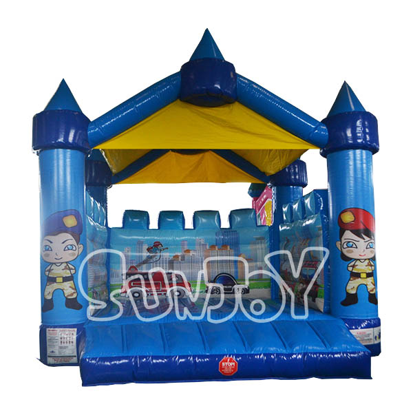 SJ-BO15020 Inflatable City Bouncing Castle For Sale