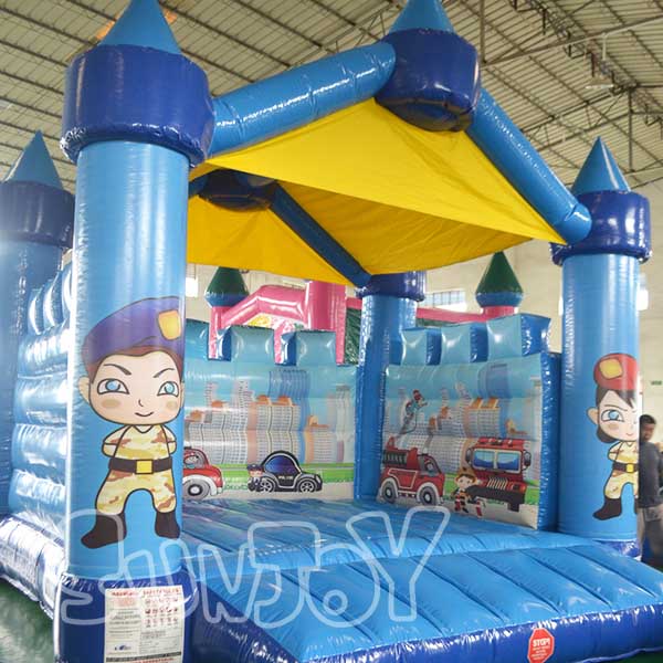 City Theme Blow Up Jumper For Kids