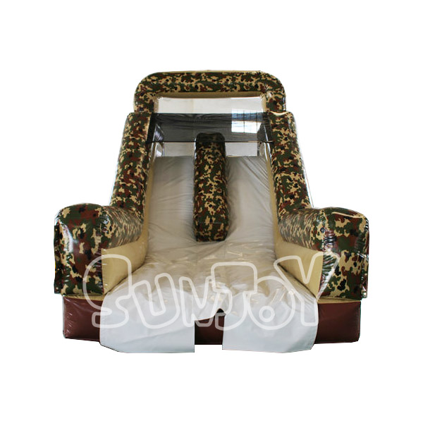 SJ-SL16009 26' Inflatable Camouflage Slide with Climb Wall