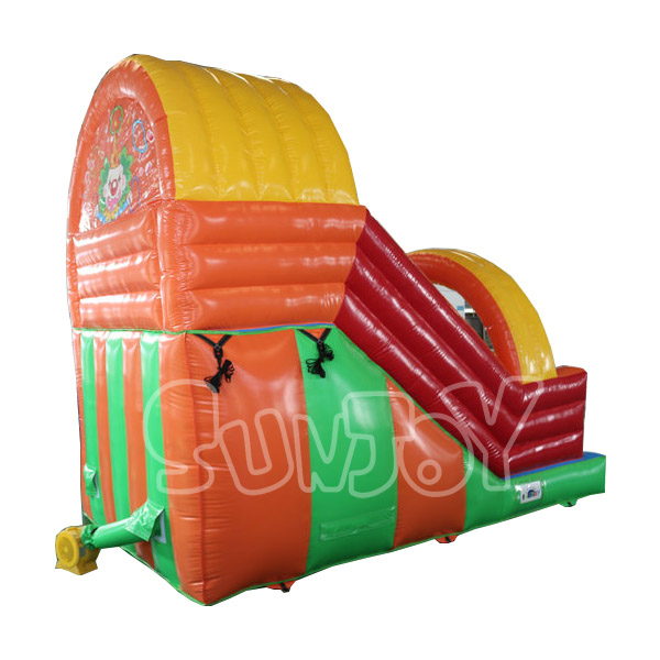 Rainbow Inflatable Slide