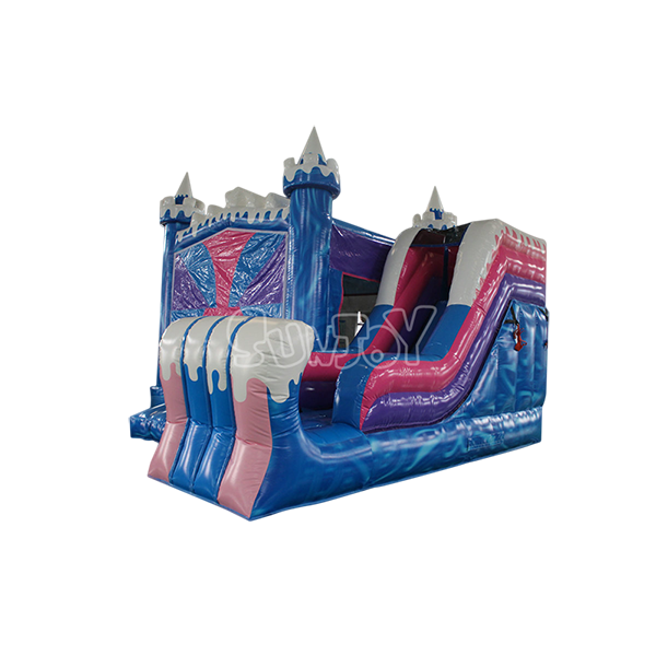 Inflatable Ice Princess Combo Bounce House Slide SJ-CO16047