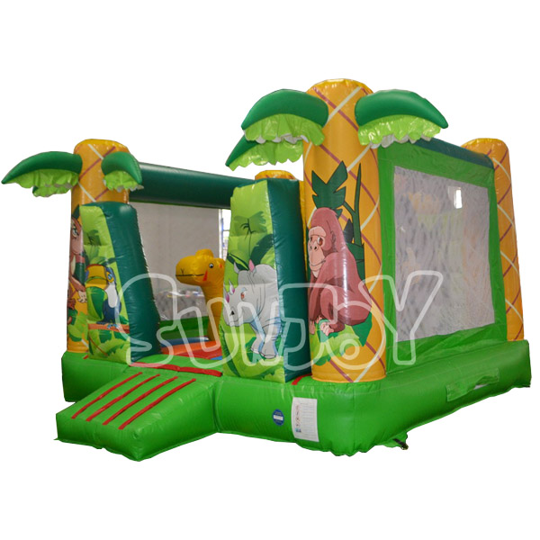 SJ-BO2012011 Inflatable Tropical Rainforest Bounce Jumper