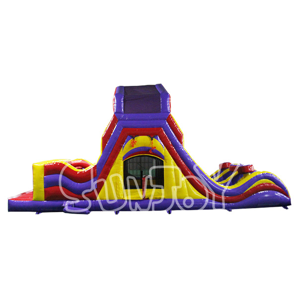 21FT Obstacle Slide With Jumper