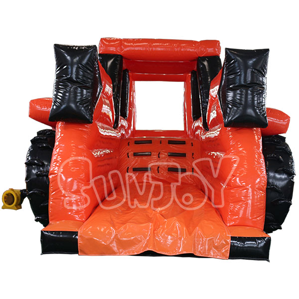 SJ-CO16101 Inflatable JCB Bulldozer Bouncer Slide Combo