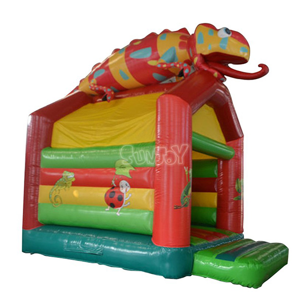 SJ-CO14002 Chameleon Inflatable Jump House Slide Combo