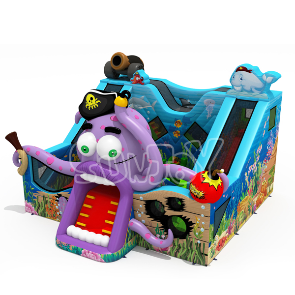 Octopus Pirate Inflatable Side Amusement Park New Design SJ-PG171101