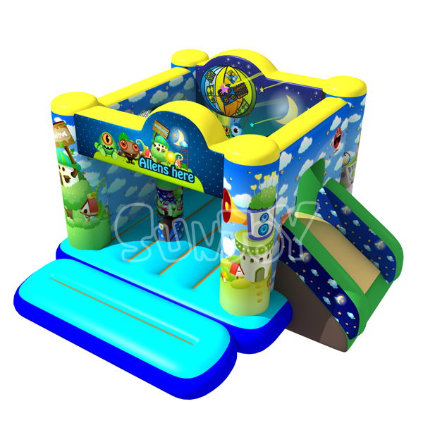 Aliens Inflatable Bounce House Combo Unit New Design SJ-NCO006