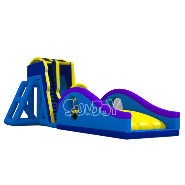 10 Meters Rapid Down Inflatable Dry Slide New Design SJ-NSL17011