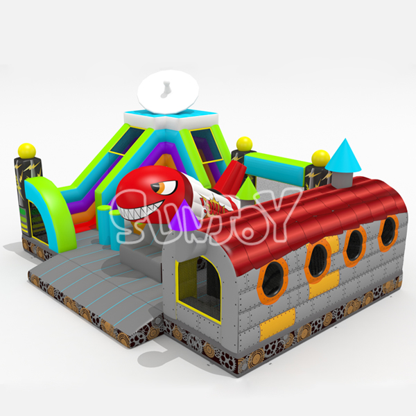 Fly Bomb Inflatable Amusement Park New Design For Kids SJ-NOB17017