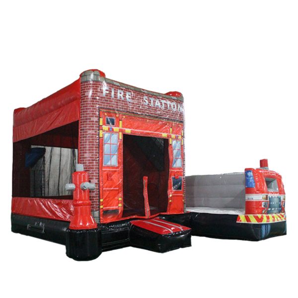 Fire Station Bounce House Combo