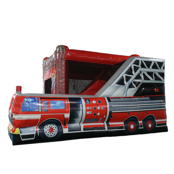 Inflatable Fire Truck Combo