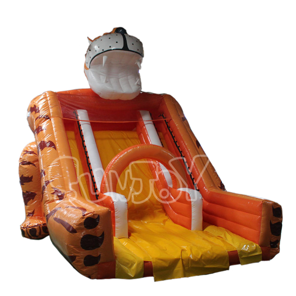 Yellow Tiger Inflatable Dry Slide For Sale SJ-SL17004