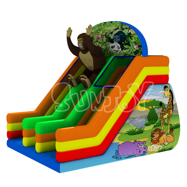 23' Gorilla Inflatable Slide
