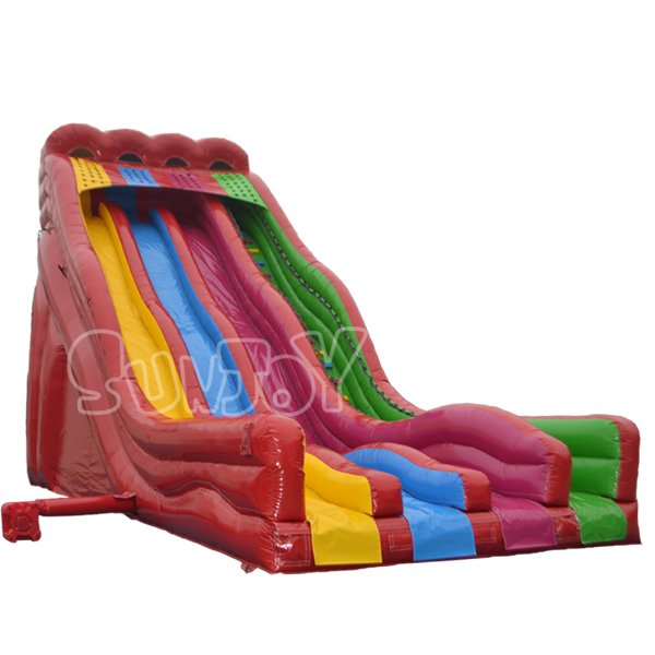 26' Triple Lindy Inflatable Slide 3 Lanes Dry Slide SJ-SL17008