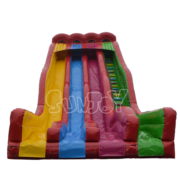 26FT Inflatable Dry Slide 3 Lanes