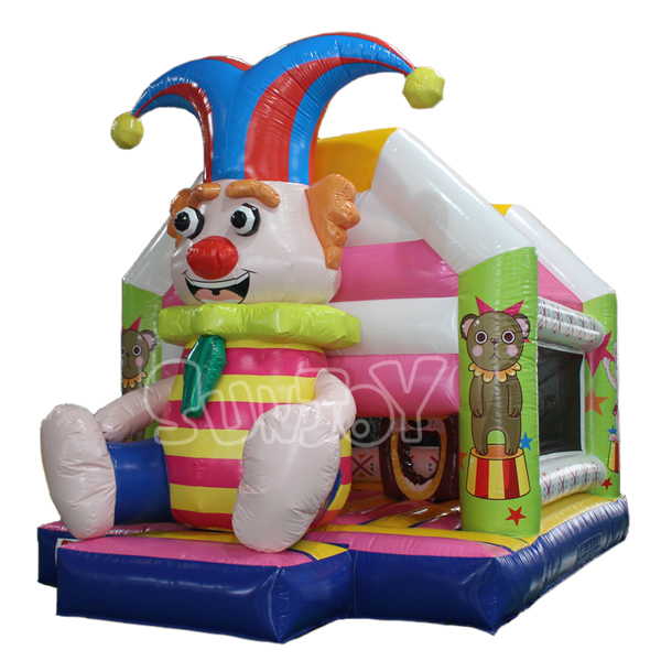 Commercial Funny Clown Bounce House For Kids SJ-BO17016
