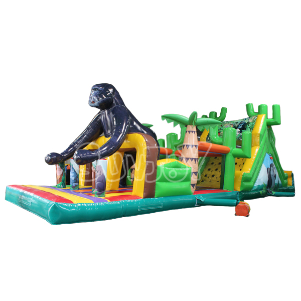 Gorilla Obstacle Course Inflatable